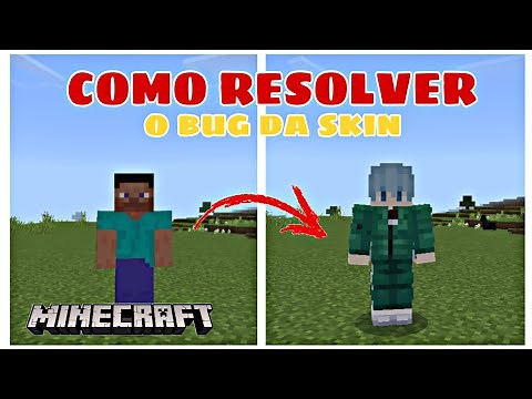 COMO RESOLVER O BUG DA SKIN QUE NÃO APARECE NO MULTIPLAYER DO MINECRAFT - Minecraft pe