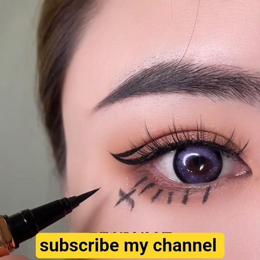 Waterproof Eyeliner Tutorial for Beginners | Sweatproof & Smudge-Proof Eye Makeup #shorts #beauty