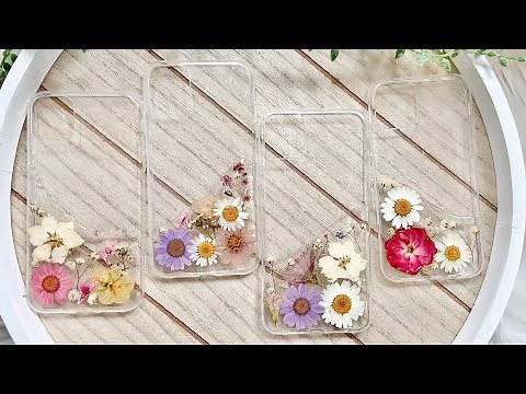 Pressed Flowers in Resin Phone Cases
