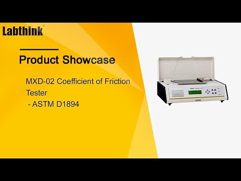 MXD-02 Coefficient of Friction (COF) Tester - Labthink