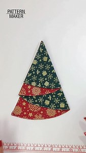 1.4K views · 48 reactions | How to make a Christmas Tree Napkin very easily #sew #sewing #sewingtips #sewingproject #sewingtutorial | Pattern Maker | Facebook