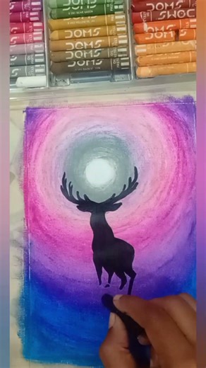 Easy and Beautiful drawing of plastic crayon 😍#art #drawing #dikuartandcraft