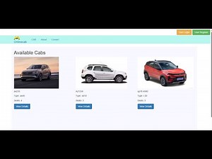 Online Cab Booking using ASP NET C# ,SQL,MVC