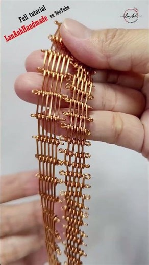 Basic chain bracelet - Free tutorial video link above the title #shortsvideo #wireworks