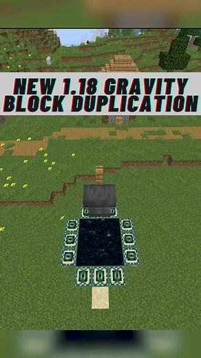New Minecraft 1.18 Cave and Cliffs Duplication Glitch Tutorial for any Gravity Block without any Redstone!#minecraft#minecrafthacks#duplicationglitch