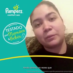 2.9K views · 45 reactions | Os testes da Nova Pampers Confort Sec continuam… e, claro, as aprovações também!  As mães e os pais amam, porque estão acordando menos à noite para trocar a fralda e os bebês dormem protegidos e bem sequinhos por até 12h.  | Pampers | Facebook