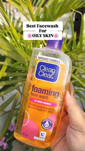 Clean And Clear Face Wash Review🌸 Best Face Wash For Oily Skin #skincare #shorts #review