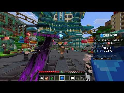 heute zocke ich cube craft sky wars und free for all