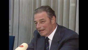 Statement BR Jean-Pascal Delamuraz über die Abs...