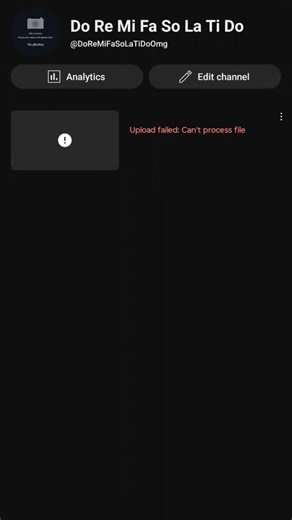 Upload failed: Can't process file
