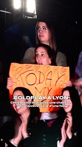 Cette fan va se souvenir de son anniversaire au concert de @coldplay à Lyon pendant très longtemps 🥳 Quel merveilleux cadeau de la part de Chris Martin 🫶 . #RadioSCOOP #coldplay #lyon #concert #anniversaire #fan #cadeau #chanson #decines #groupamastadium | Radio SCOOP Lyon