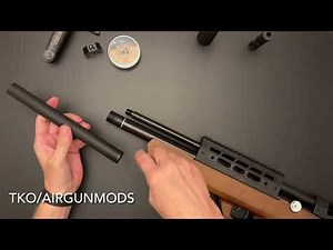 Installing the AirGunMods Moderator for the Beeman Underlever PCP Rifle