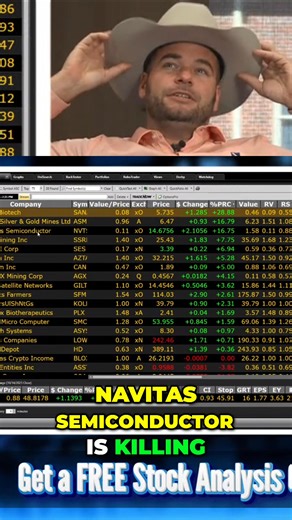 4.7K views · 19 reactions | Navitas Semiconductor's gallium nitride is on the rise. It jumped from $6 to almost $15 in just days! If these chips become the future, the market cap could explode. Have you invested in this tech? #NavitasSemiconductor #galliumnitride #semiconductor #marketcap #techstocks | VectorVest | Facebook