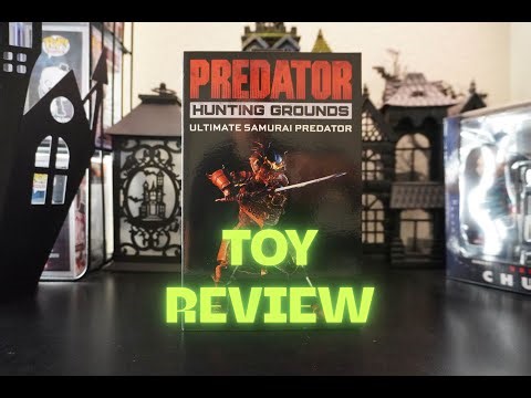 NECA PREDATOR HUNTING GROUNDS ULTIMATE SAMURAI PREDATOR ACTION FIGURE TOY UNBOXING & REVIEW . #neca