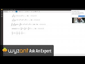 In this video we derive a series for the arctan(x) using the geometric series.