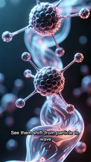 What Atoms Look Like in Super Slow Motion (Mind-Blowing!). #atoms #slowmotion #quantumworld #science