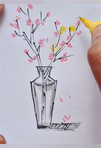 How To Draw A Flower Pot (EASY TUTORIAL)