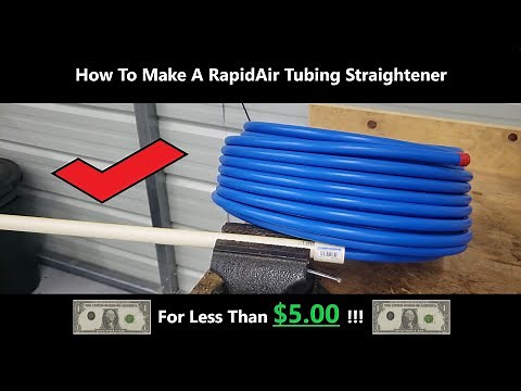 ✅✅✅✅✅ How To Make a RapidAir Tubing Straightener For Less Than $5.00!!!!!