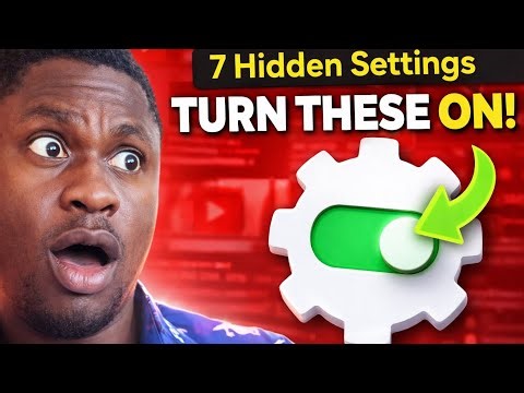 7 Hidden YouTube Settings That Will Grow Your Channel FAST (Turn These ON!)