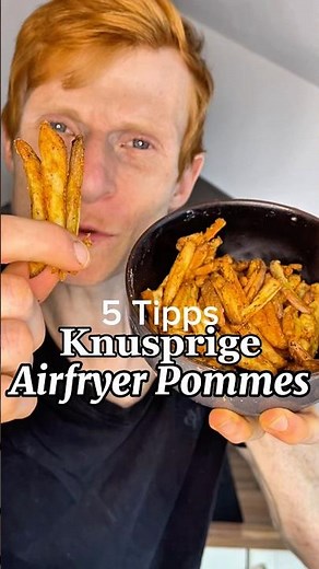 Die perfekten Airfryer Pommes - 5 Tipps für Pommes aus der Heißluftfritteuse #food #pommes