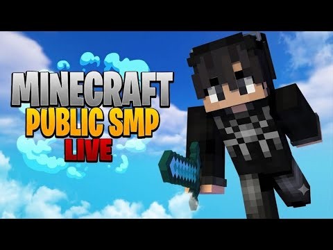 MINECRAFT LIVE. PUBLIC SMP 24/7 ONLINE | CRACKED JAVA / BEDROCK & POCKET EDITION #minecraft