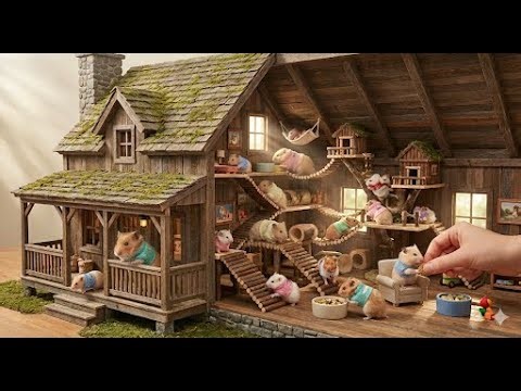 Build PYTHON House & Water Slide Swimming Pool Underground House