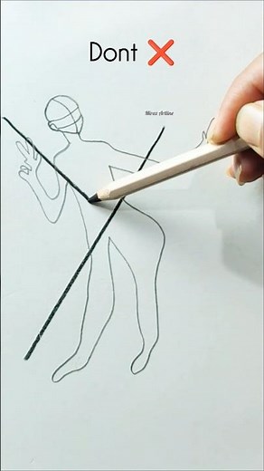 How to Draw Body Anatomy Correctly! ✅ #shorts #art