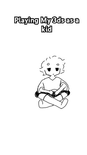 Playing Mii maker as a kid