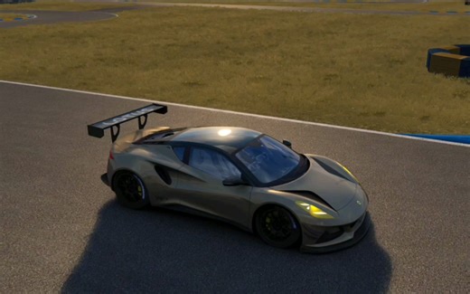 分享mod:路特斯EMIRA v6cup赛车虽然没找到最近表现亮眼的gt4，cup实力也不差