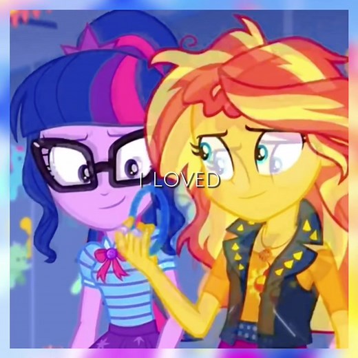 My Little Pony Edit featuring Sunset Shimmer, Trixie, and Starlight Glimmer