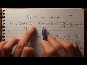 2020 SEM-MRes - Solid State Physics - Effective mass approximation II
