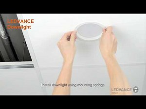 LEDVANCE Downlight Luminaires - Installation Video