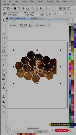 CorelDRAW PowerClip + Polygon Tool Tips Quick Tutorial #beginners #coreldrawtutorial