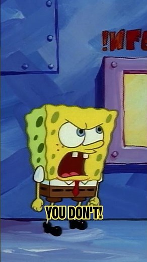 SpongeBob Hits Rock Bottom! 🚌👁️ #shorts