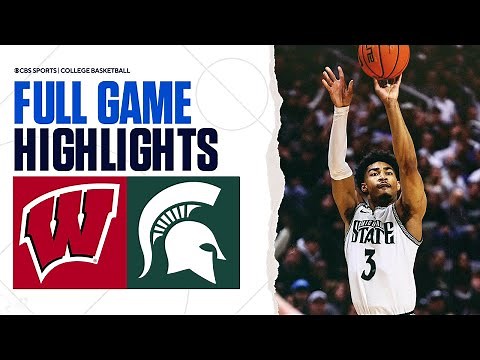 No. 11 Wisconsin vs. No. 8 Michigan State | FULL GAME HIGHLIGHTS