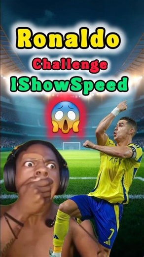 Ronaldo vs IShowSpeed😱: Focus Test Challenge! 🤯 #shorts #ronaldo #ishowspeed