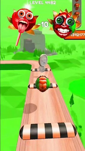 who is the favourite❓red lollipop 🍭 vs green lotus alien ball racing gameplay #lollipop #goingballs