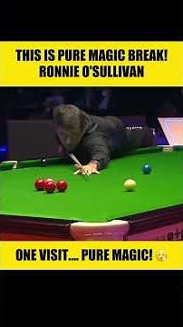 PURE MAGICAL BREAK 😱✨ | Ronnie O’Sullivan | Hong Kong Masters ⭐