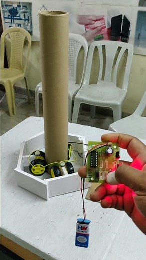 HVS-2531 RF Controlled Electric Pole Climbing Robot #Pole climbing #RF remote control #PIC MC.