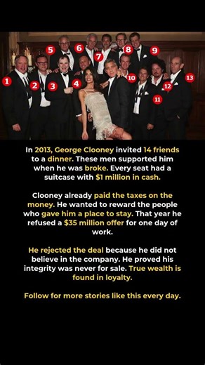 The $14 Million Dinner: George Clooney's Greatest Gift 💼💰