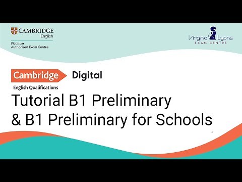 B1 Preliminary & B1 Preliminary for Schools Digital
