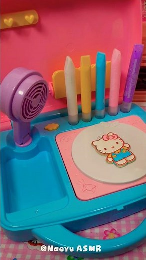 How to make a Hello Kitty keychain Toy Unboxing ASMR😻헬로키티 키링 만들기