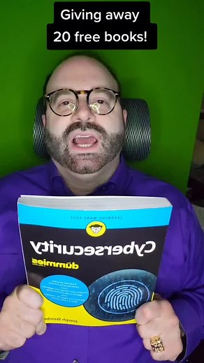 I am giving away 20 free copies of Cybersecurity for Dummies. Details on my Twitter feed?#cybersecurity #infosec #tech #security #technology
