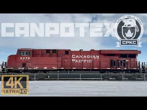 CPKC POTASH EXPRESS: Massive Heavy Haul Train in Motion!