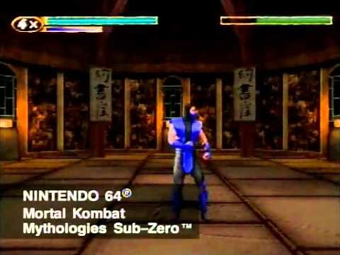 Promo Trailer Nintendo 64 Mortal Kombat Mythologies Sub Zero