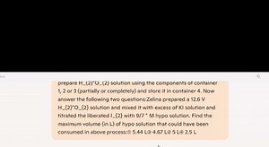 prepare \mathrm { H } _ { - } \{ 2 \} ^ { * } \mathrm { O } _ {... | Filo