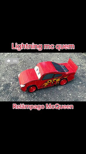 How to Make Lightning McQueen Miniatures with Cardboard | DIY Crafts