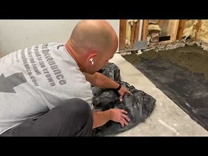 Shower pan DIY how to mix easily