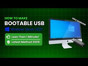 [2025] How to create a Bootable USB for Windows Server 2022 | 1 Min | Easiest Way | 100% Working!