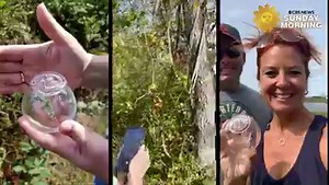 78K views · 1.3K reactions | Since 2012, visitors have scoured Block Island, off the coast of Rhode Island, in search of hidden treasure: hand-blown glass orbs. https://cbsn.ws/3usxPiZ | CBS Sunday Morning | Facebook